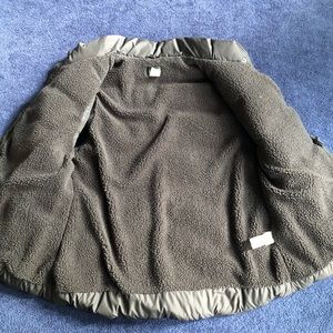 J crew puffer vest gray